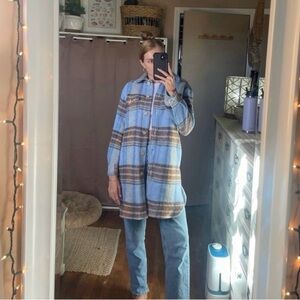 NWT Aritzia Wilfred Free The Ganna Long Shirt Jacket